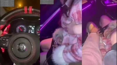 接小姐姐下班车里动手动脚开到偏僻地方玩弄狂喷